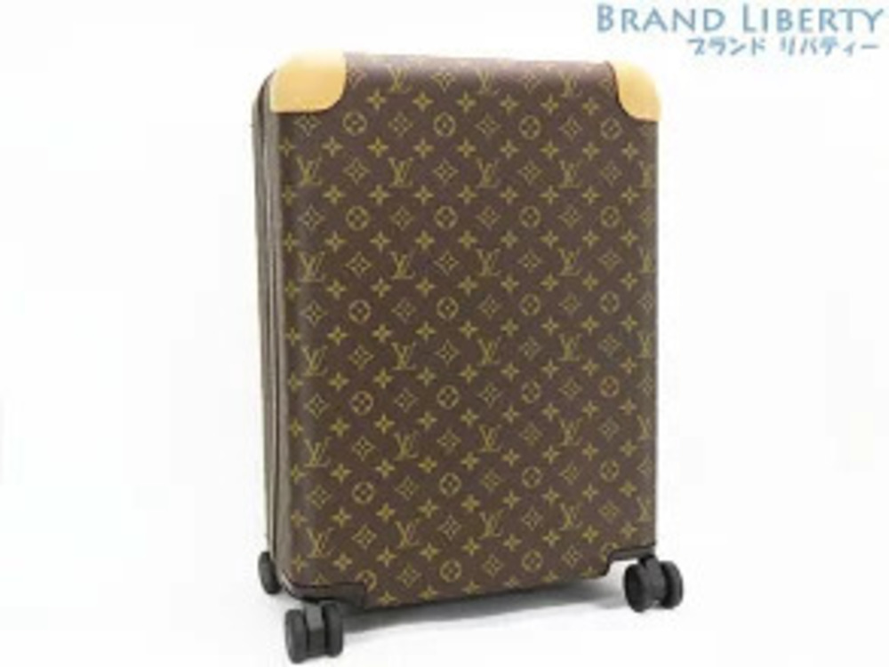 Louis Vuitton Monogram Horizon Carry on Bag Case Travel Trolley Dark Brown